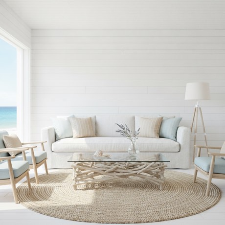 Coastal interior design example