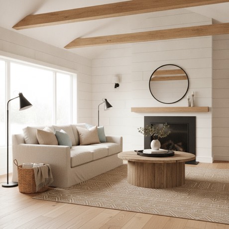 Farmhouse interior design example